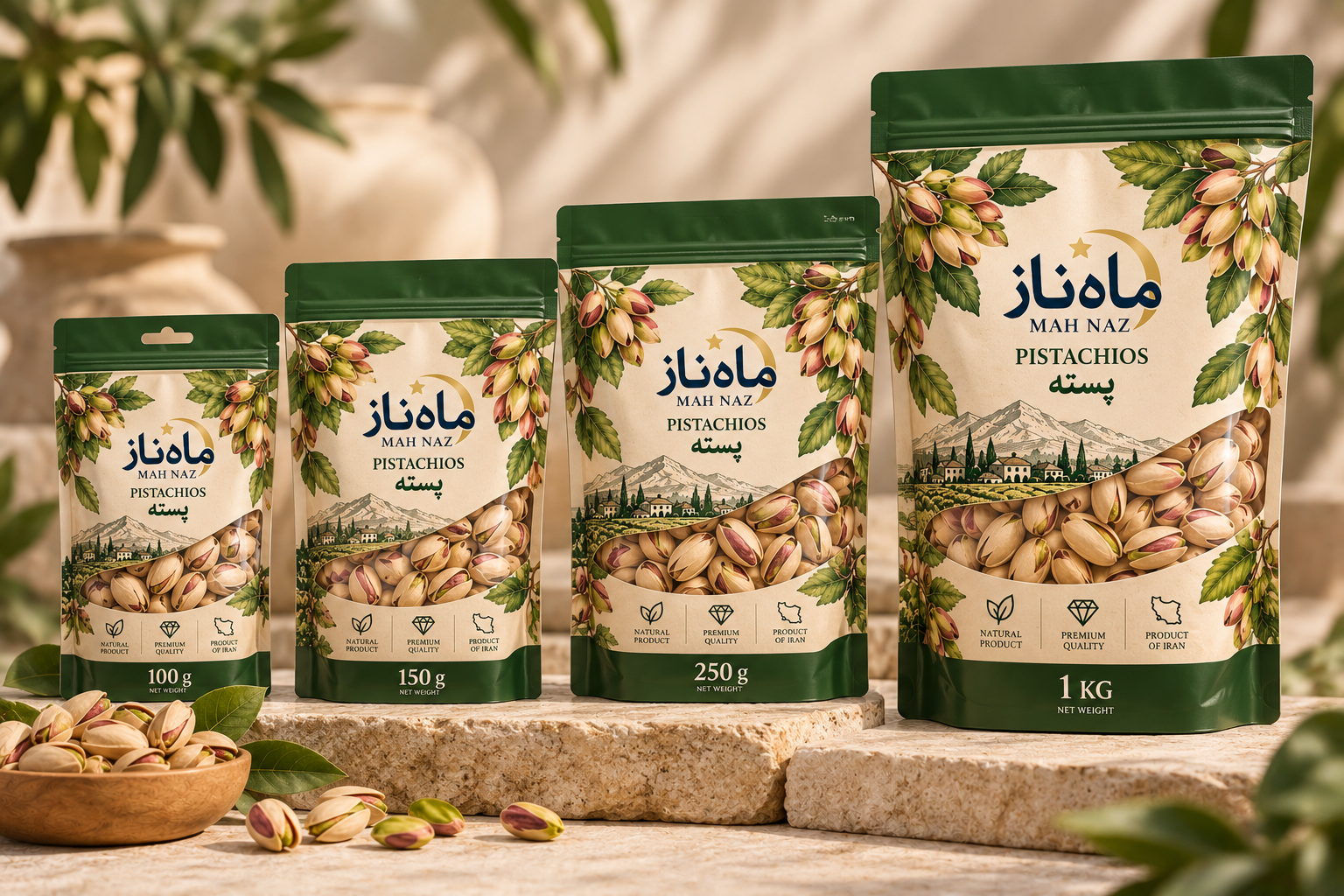 بستهٔ مصرفی پسته